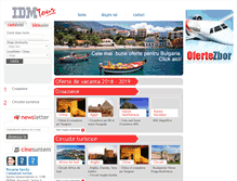 Tablet Screenshot of idmtour.ro